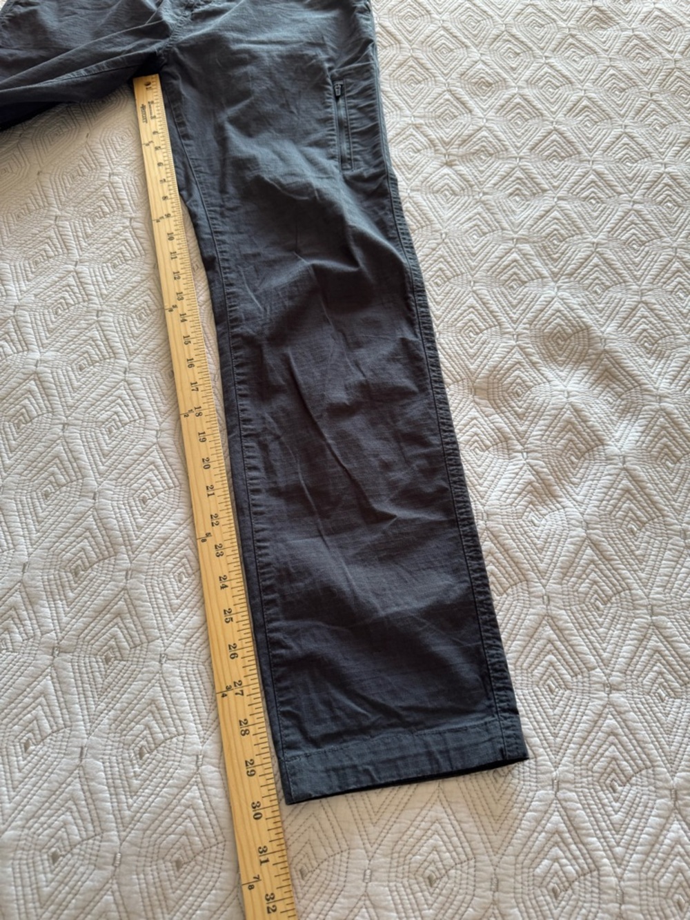 VUORI Women's Ripstop DuraTerra Pant Charcoal Gray  Size Medium - Picture 13 of 15